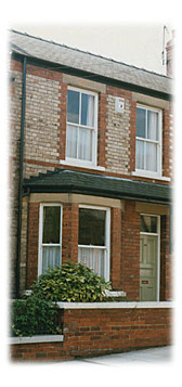 The front of one of our houses